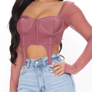 Fashion nova corset top